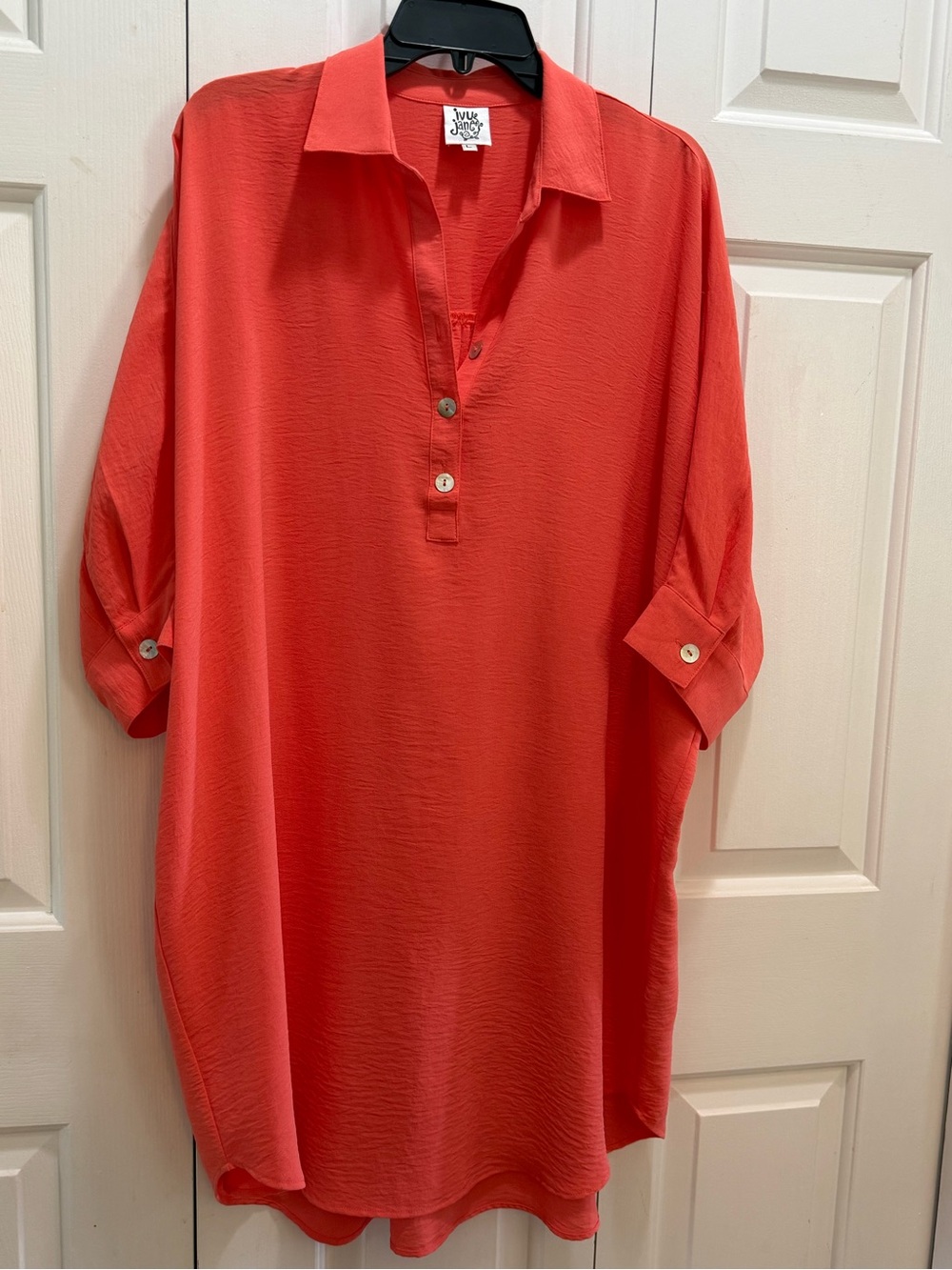 ivy jane Coral V-Neck Tunic